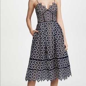 Self-Portrait Sweetheart Azalea Dress